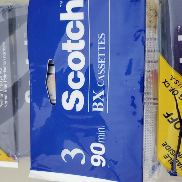 Lot of 8 SCOTCH BX Cassettes 90 min. blank NIP - Picture 2 of 5